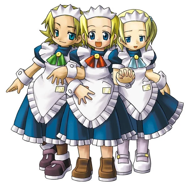 購買部三人娘（教職員）のキャラクターイラスト