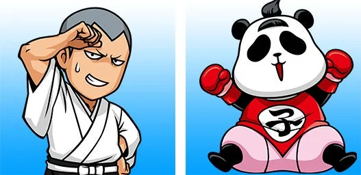 SPキャラ「舎弟1」と「コパンダ」のイラスト