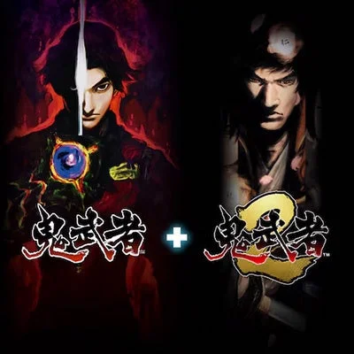 『鬼武者』と『鬼武者2』のゲームタイトルロゴ