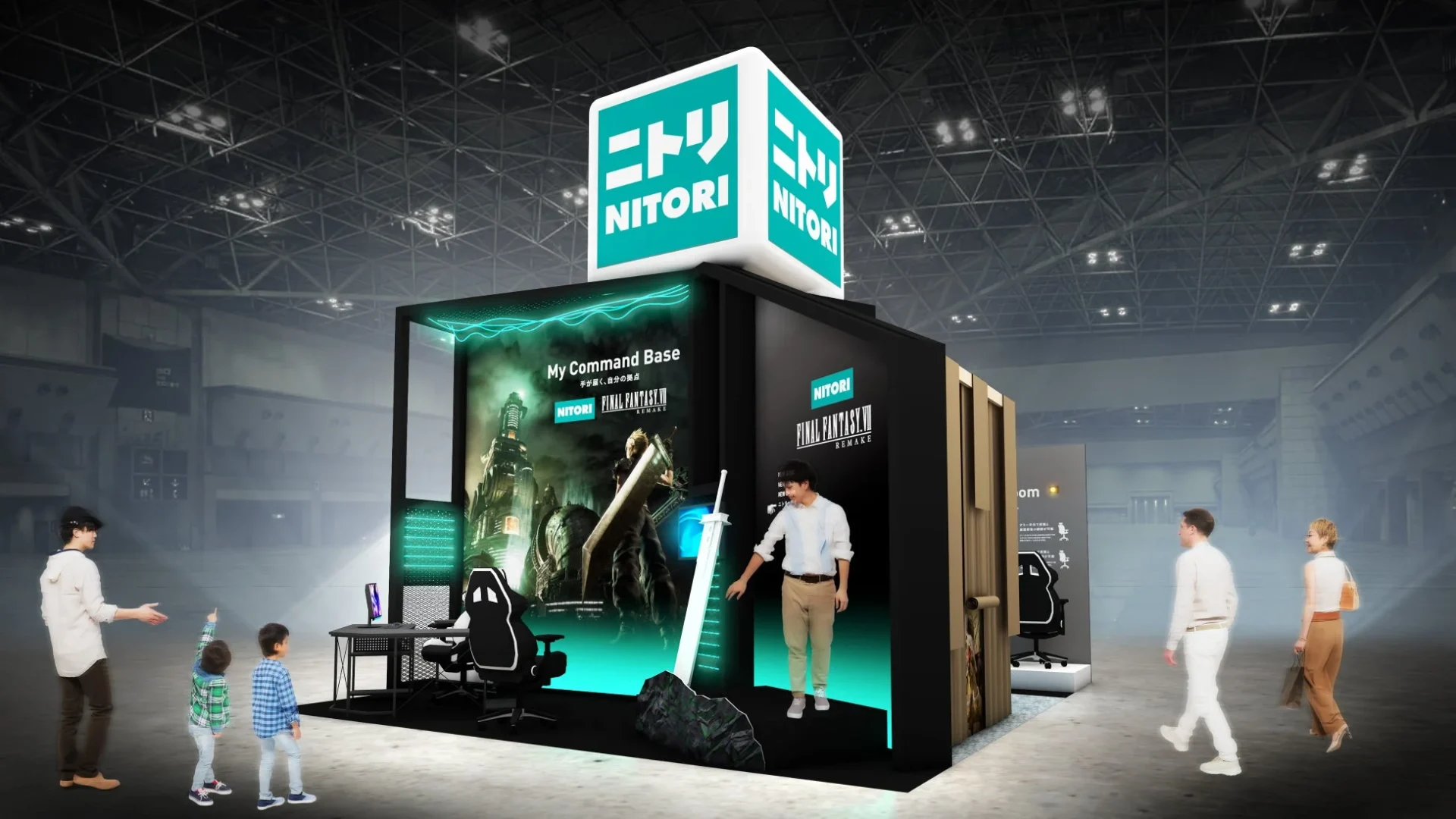 ニトリが東京ゲームショウ2025に4年連続出展！　FF7・モンハン・ストファイとの豪華コラボ商品も予約開始