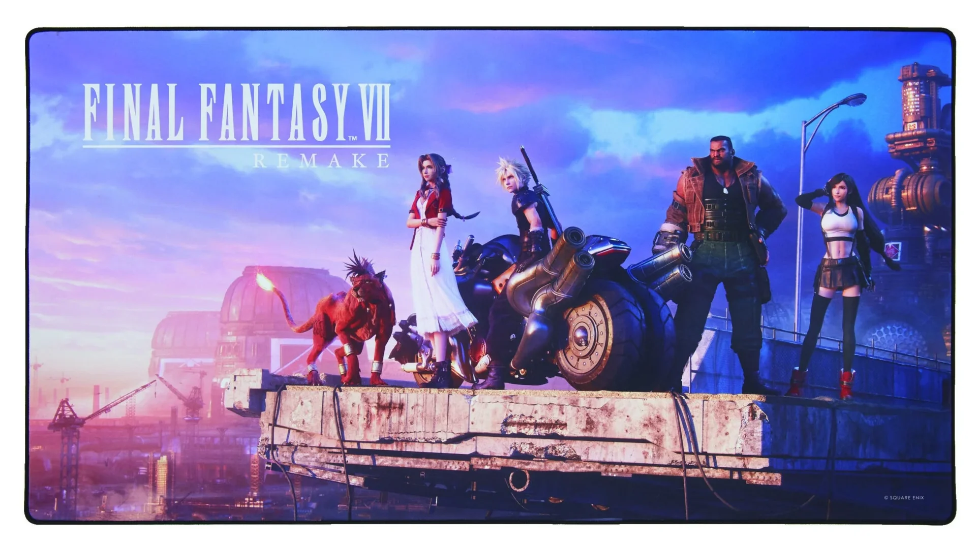 ファイナルファンタジーVIIリメイクのコラボデスクマット