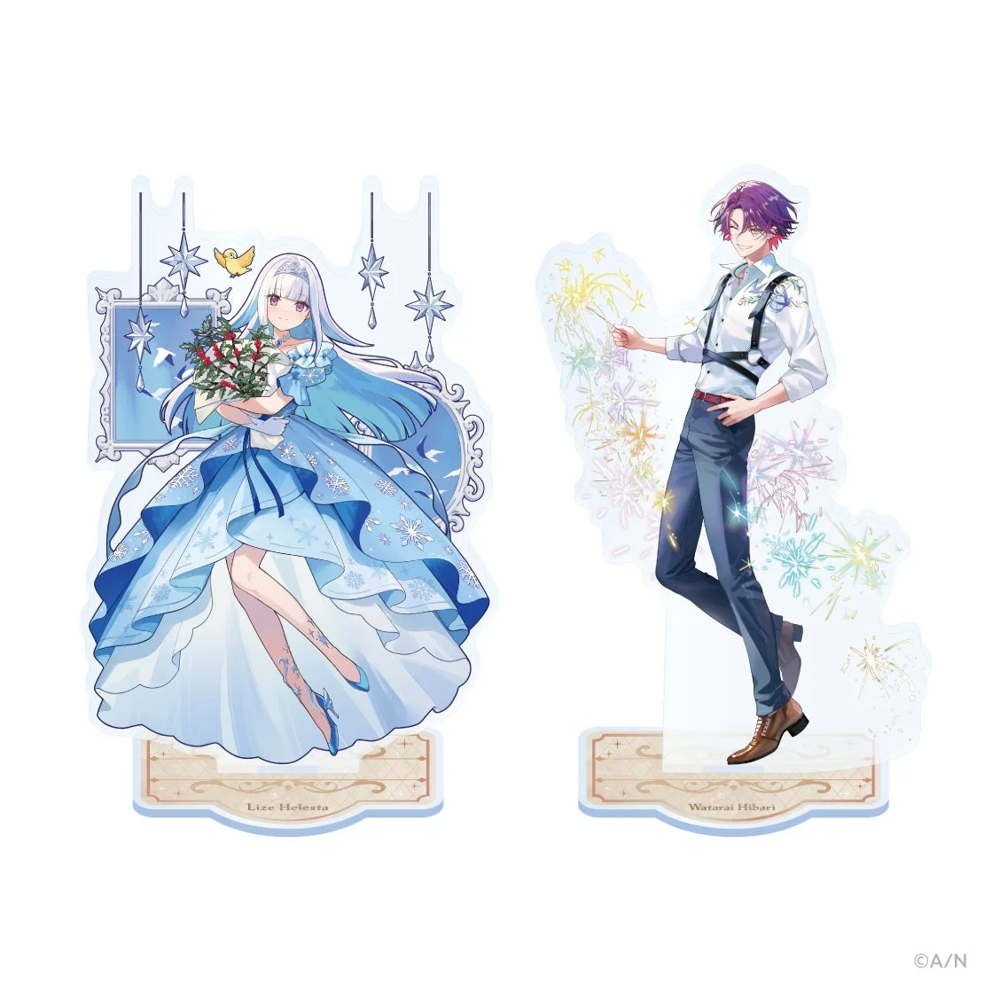 アクリルスタンド（リゼ・ヘルエスタ、渡会雲雀）の商品画像。