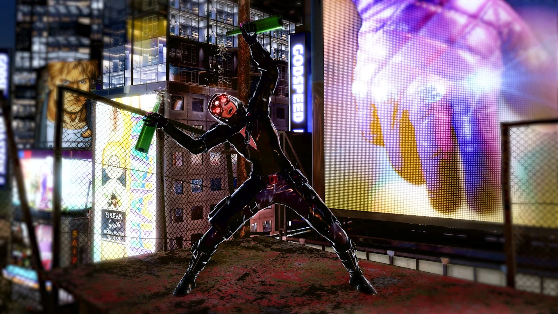C.ヴァイパーのダイナミックなポーズ