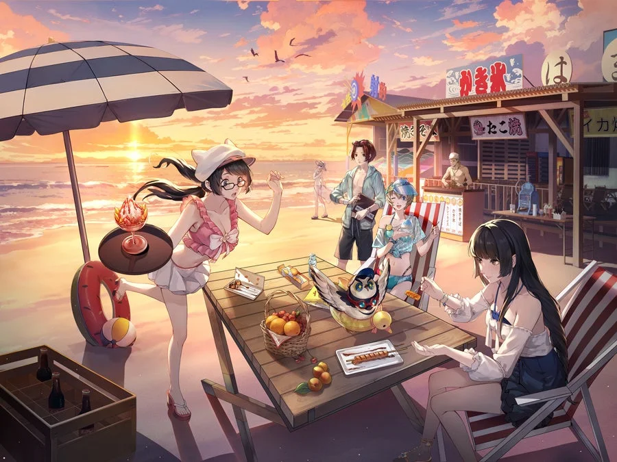 P5X 夏イベント「夏だ!水着だ!SEA TIME!」をモチーフにした海の家