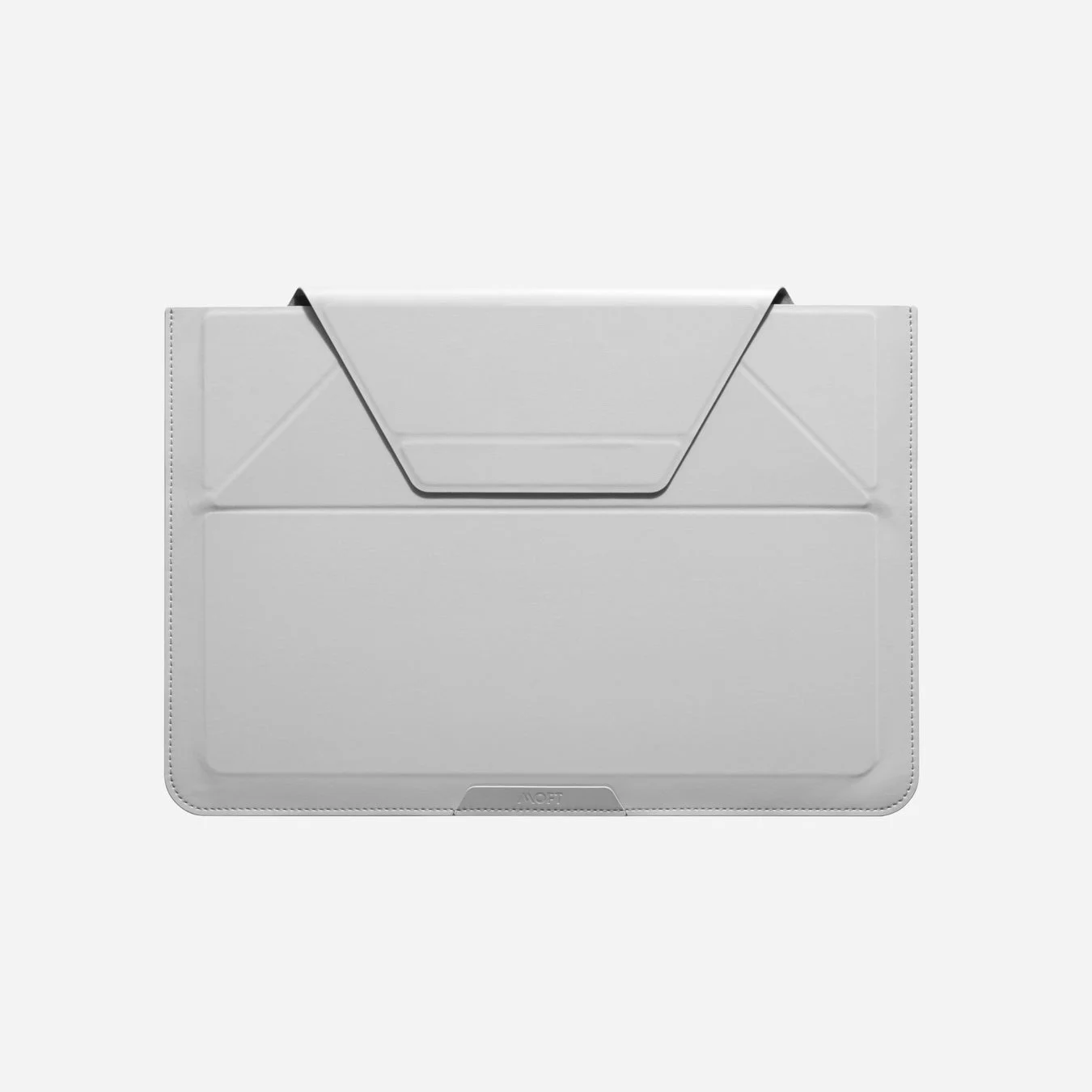 ミスティグレーのMOFT多機能キャリーケース（収納状態）