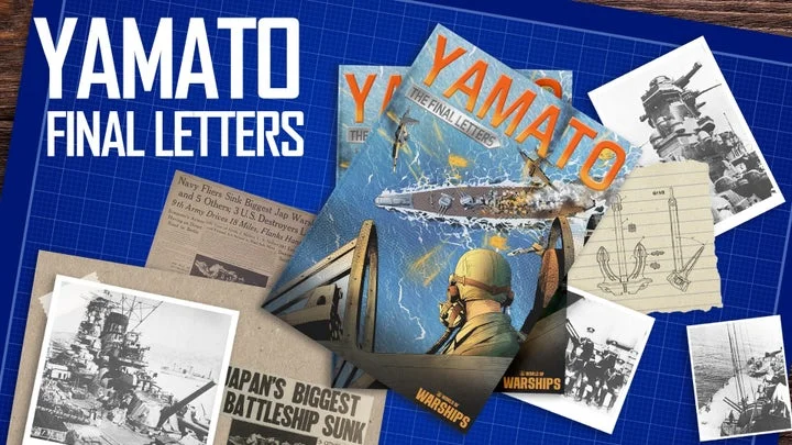 グラフィックノベル「Yamato: The Final Letters」の表紙と関連資料