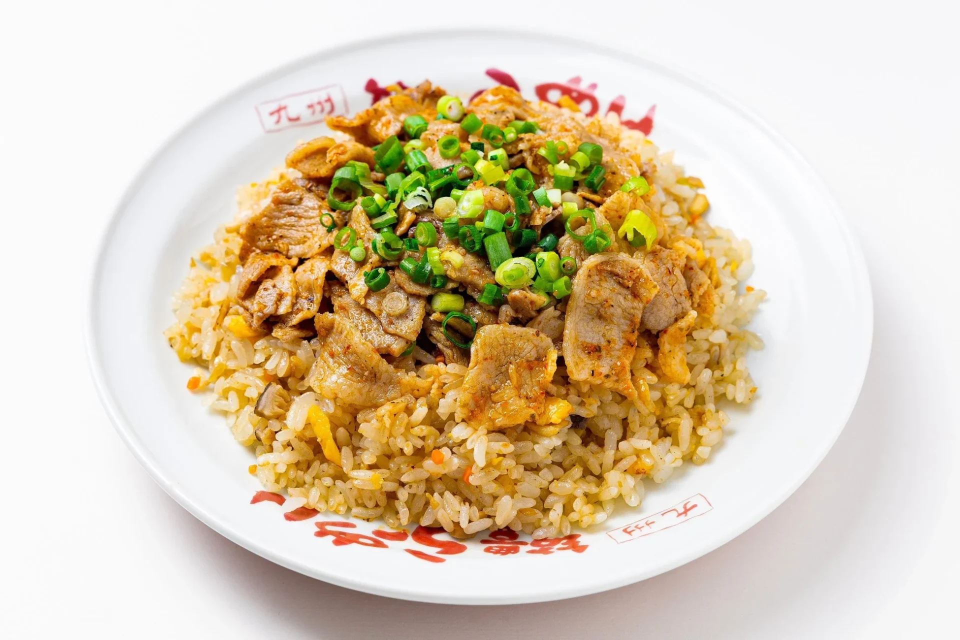 旨ッ辛ッ豚肉が乗った豚肉チャーハン