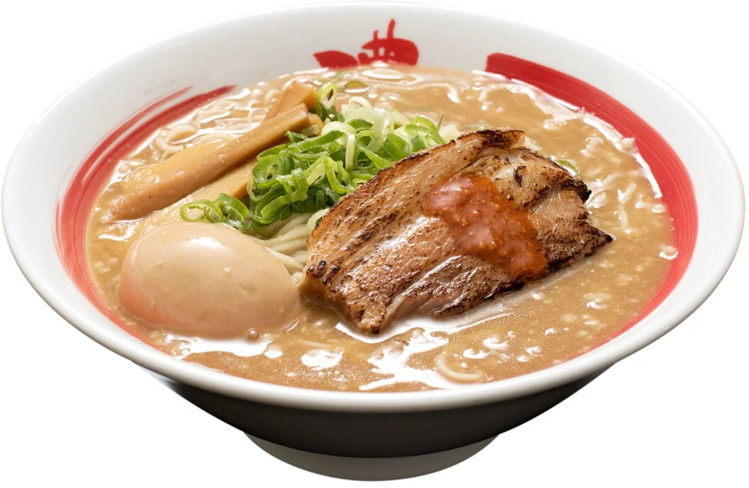 ばり嗎の看板商品「最強トロ炊きとんこつ鶏ガラ醤油らーめん」