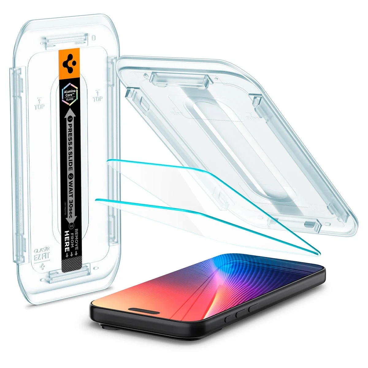 EZ FIT Glas.tR Slim (2P) 保護フィルムと簡単な装着キット