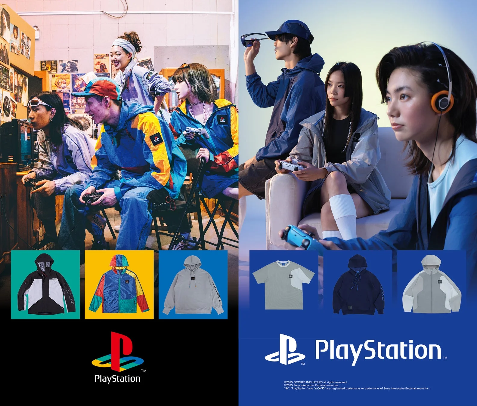 『PlayStation™』コラボアパレルの着用イメージと商品ラインナップ