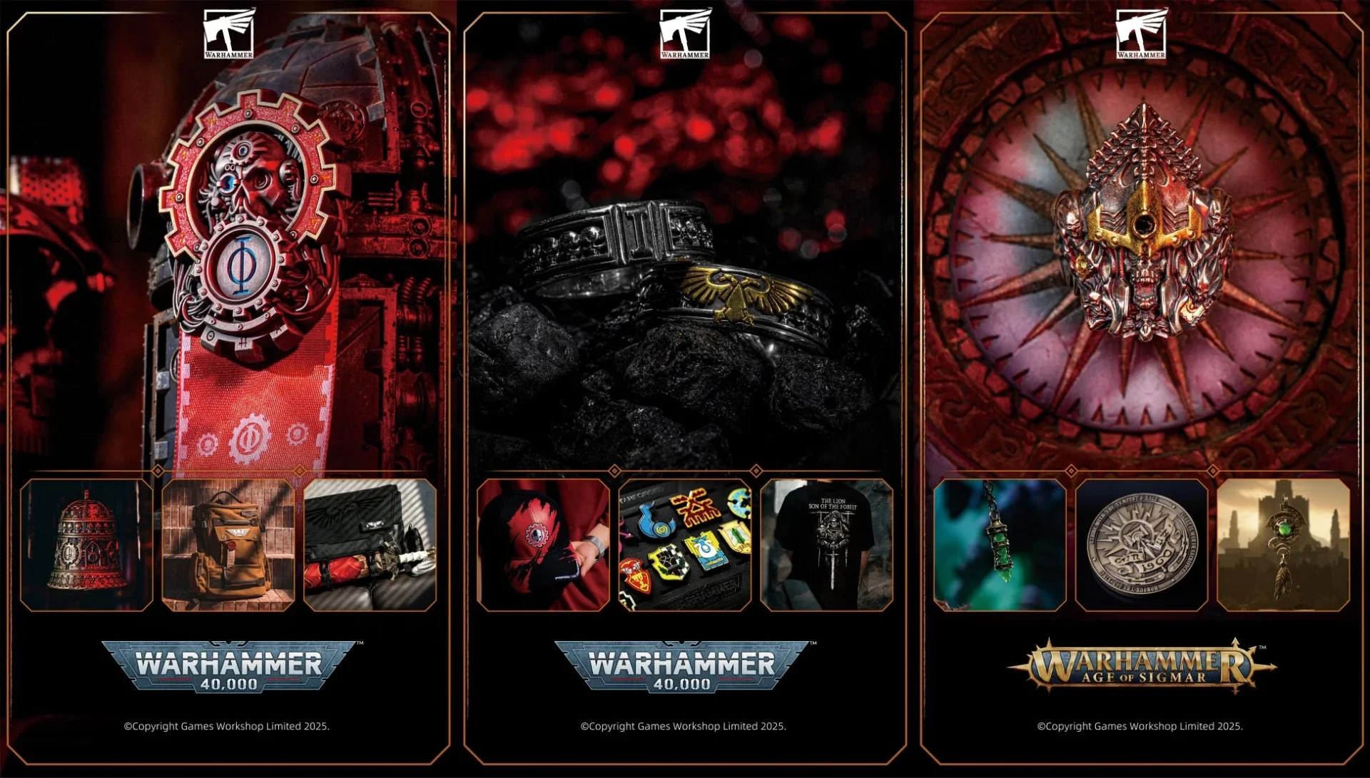 STARFORGEDの『ウォーハンマー40,000』コラボアクセサリー