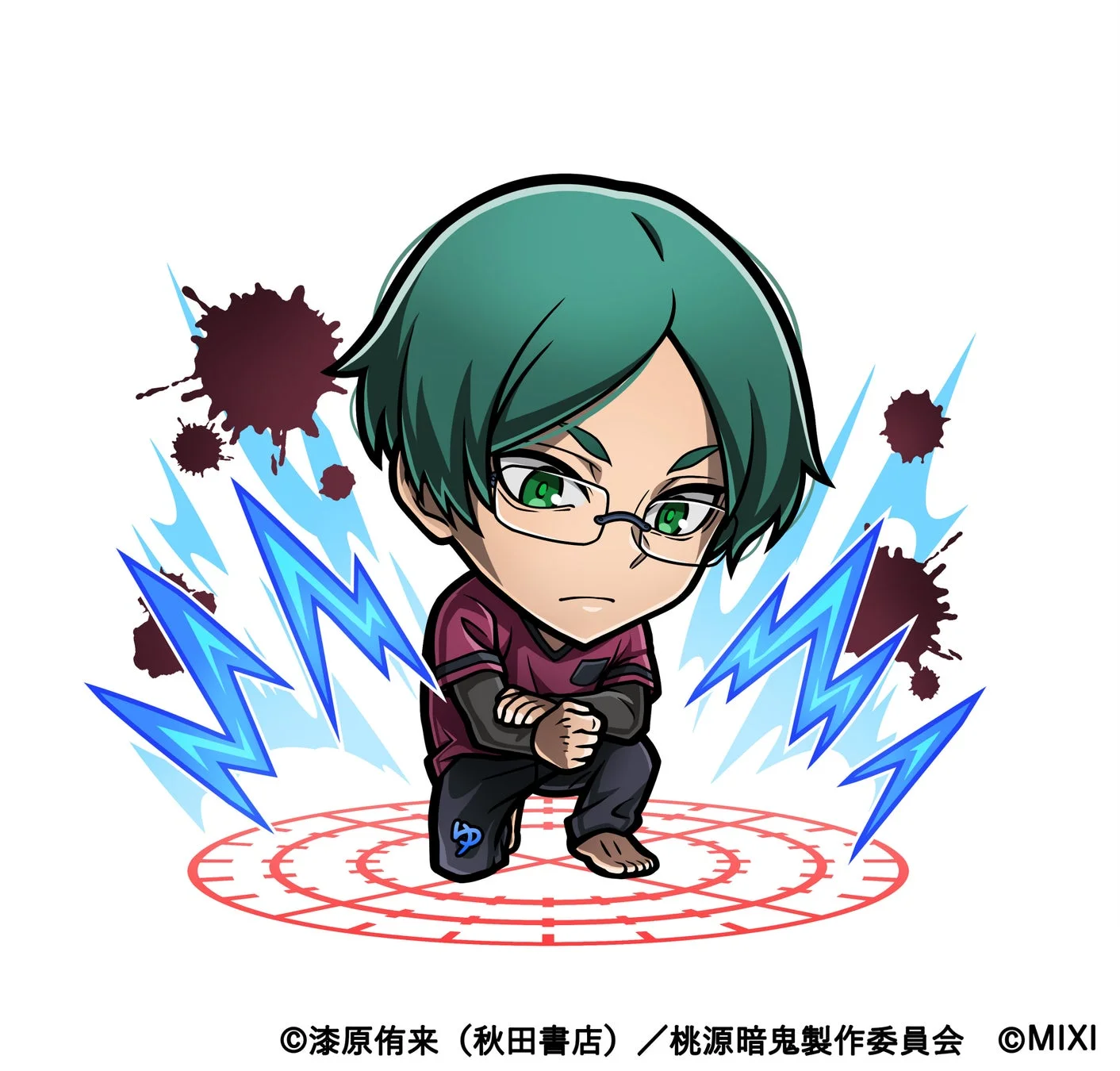 コトダマンコラボに登場する水属性★5遊摺部従児のキャラクター画像