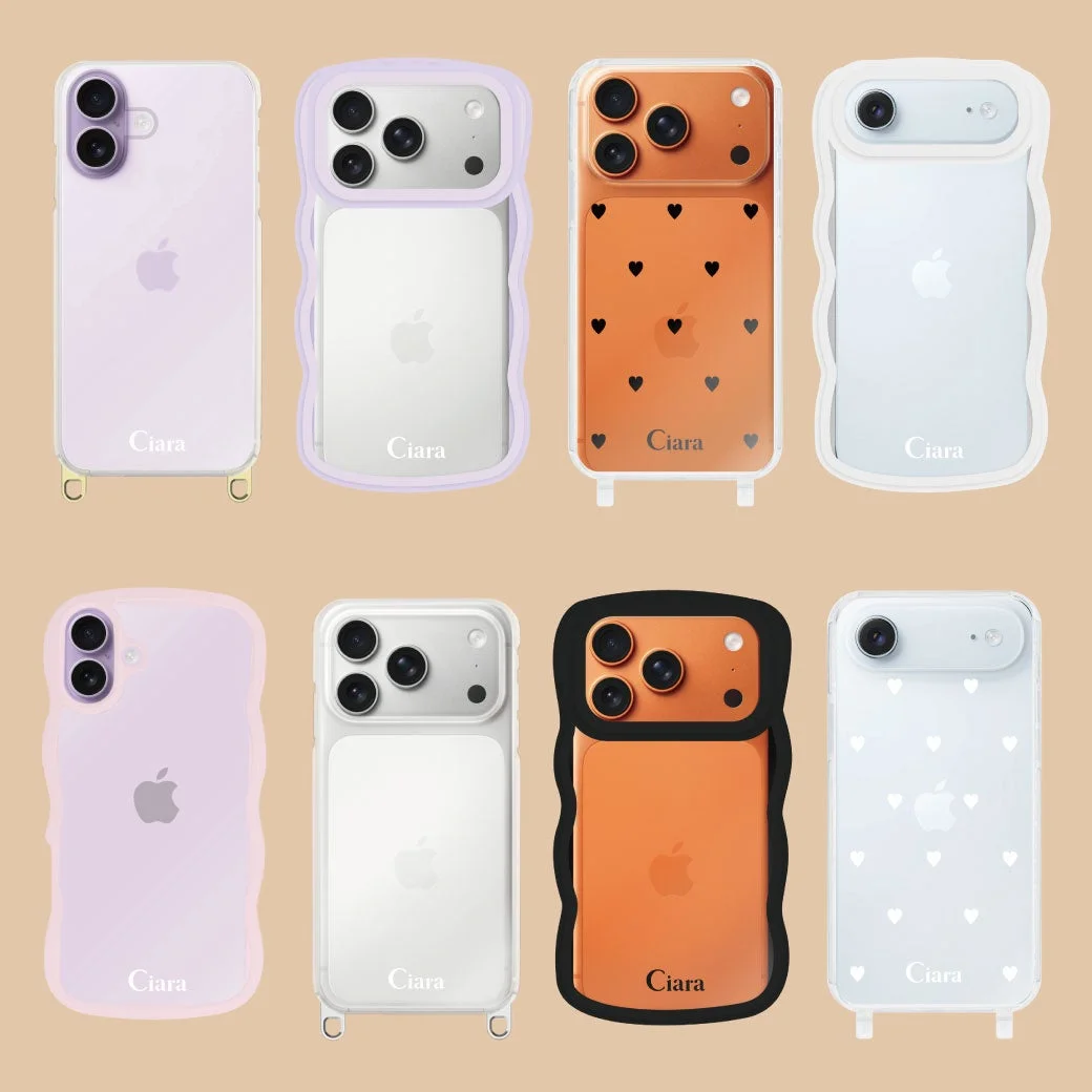 新型iPhone 17対応！　トレンドのウェーブフレームクリアケースが登場