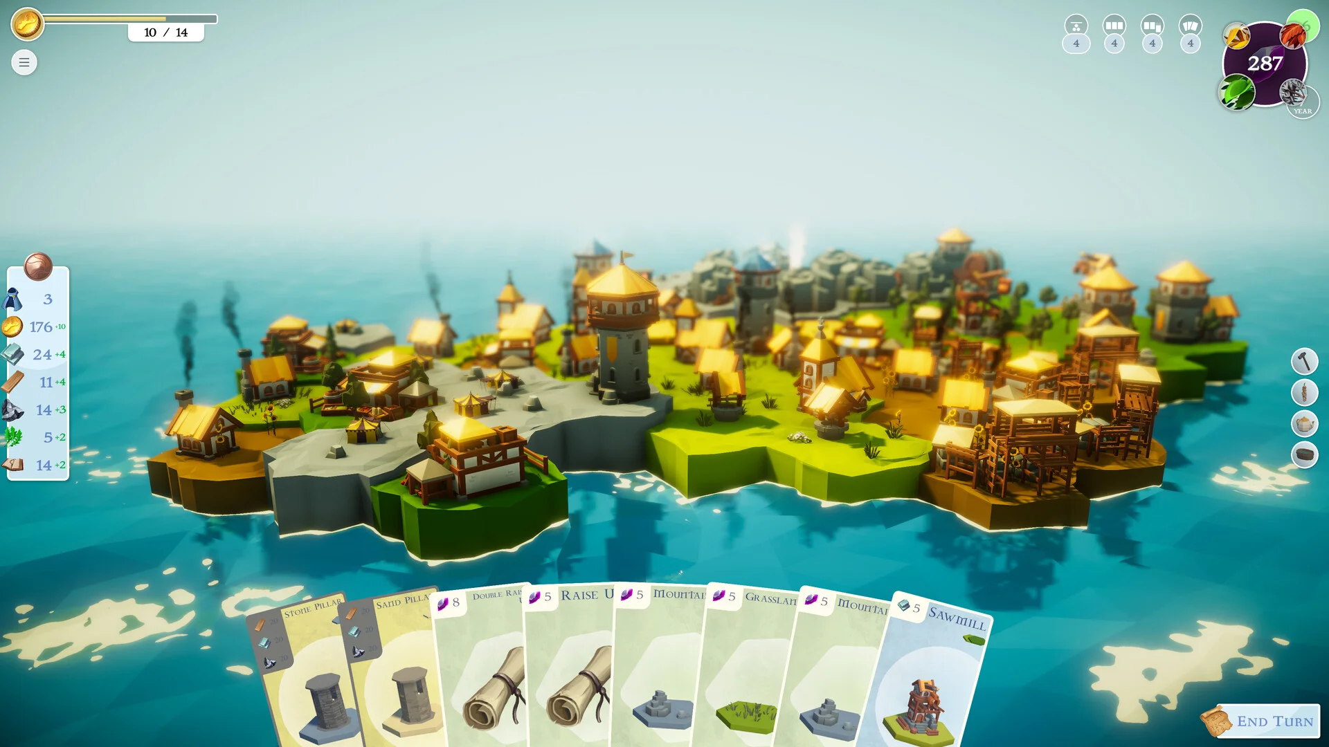 島づくり×デッキ構築『Isles & Tiles』がSteamでリリース。海から島を呼び起こし、カードで築く理想のコロニー