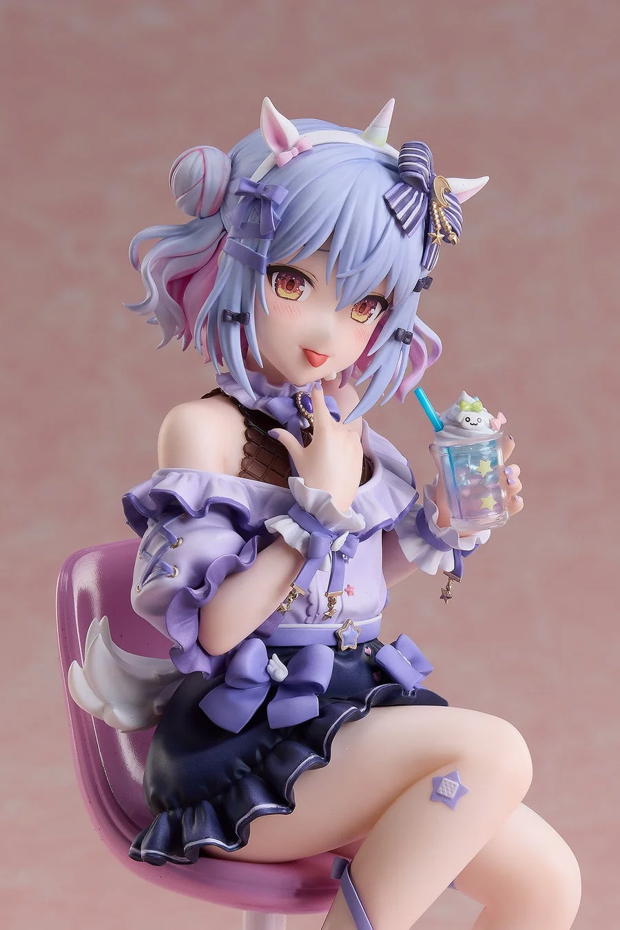 犬山たまき ユニコーン衣装 地雷風ver. 1/7スケールフィギュアのバストアップ。