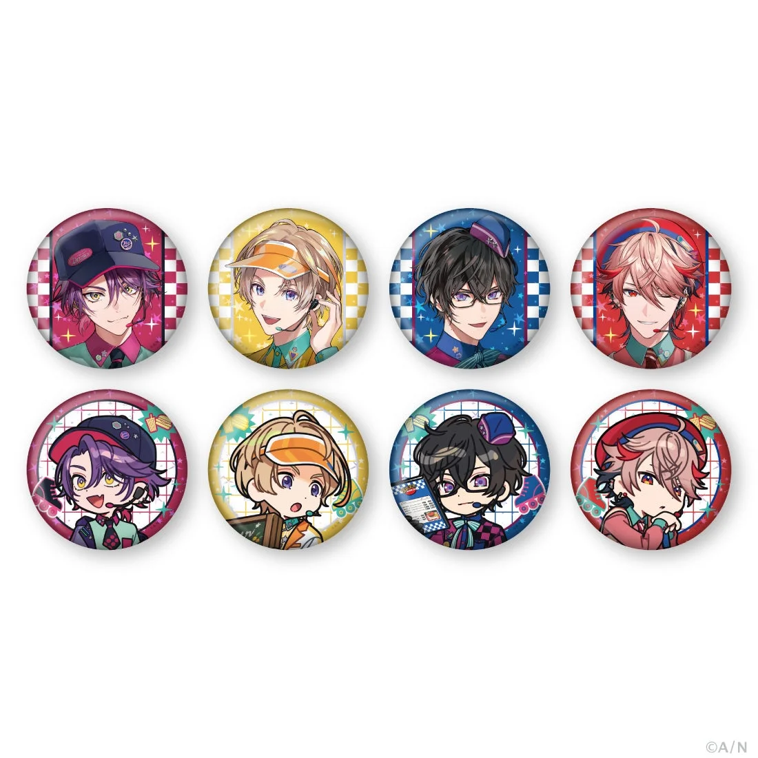 VOLTACTION「VOLTA Days × Diner」ランダムグリッター缶バッジ