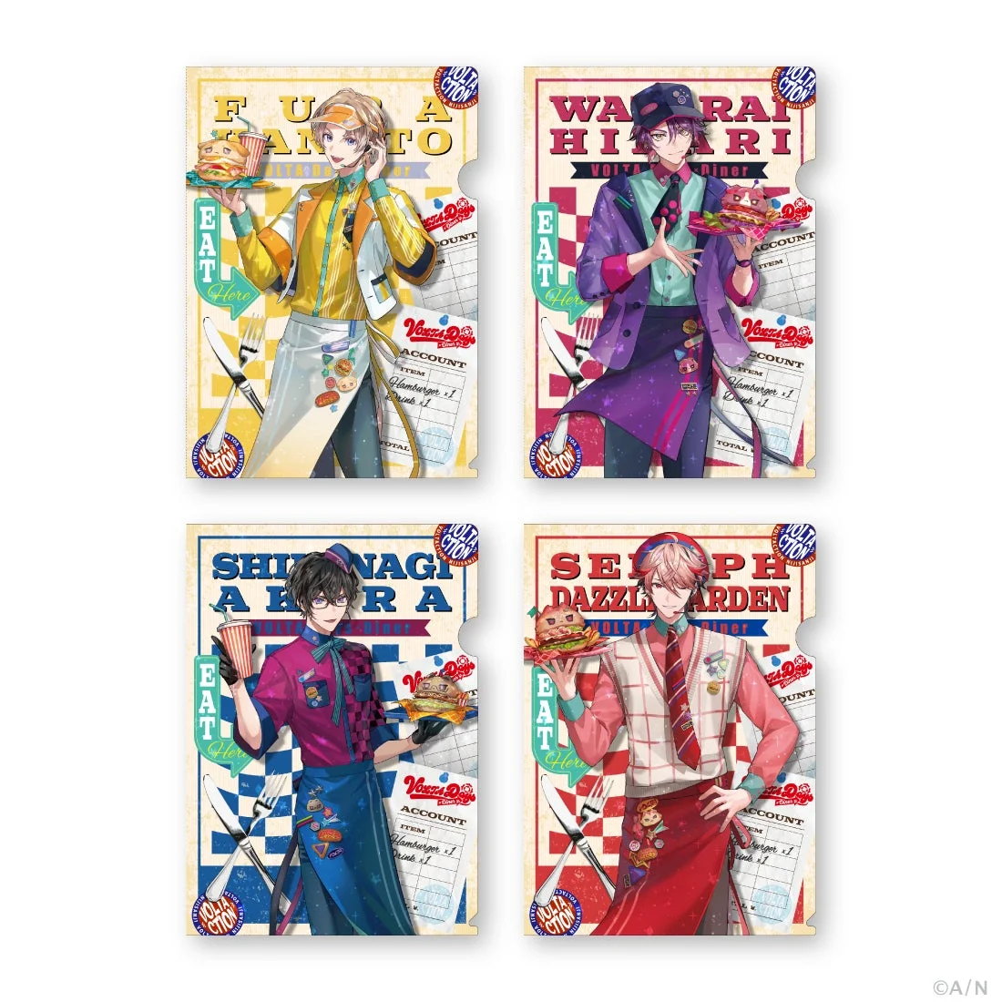 VOLTACTION「VOLTA Days × Diner」ホロクリアファイル