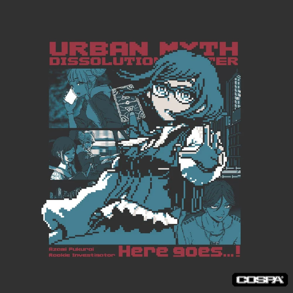 福来あざみTシャツの胸元イラストアップ