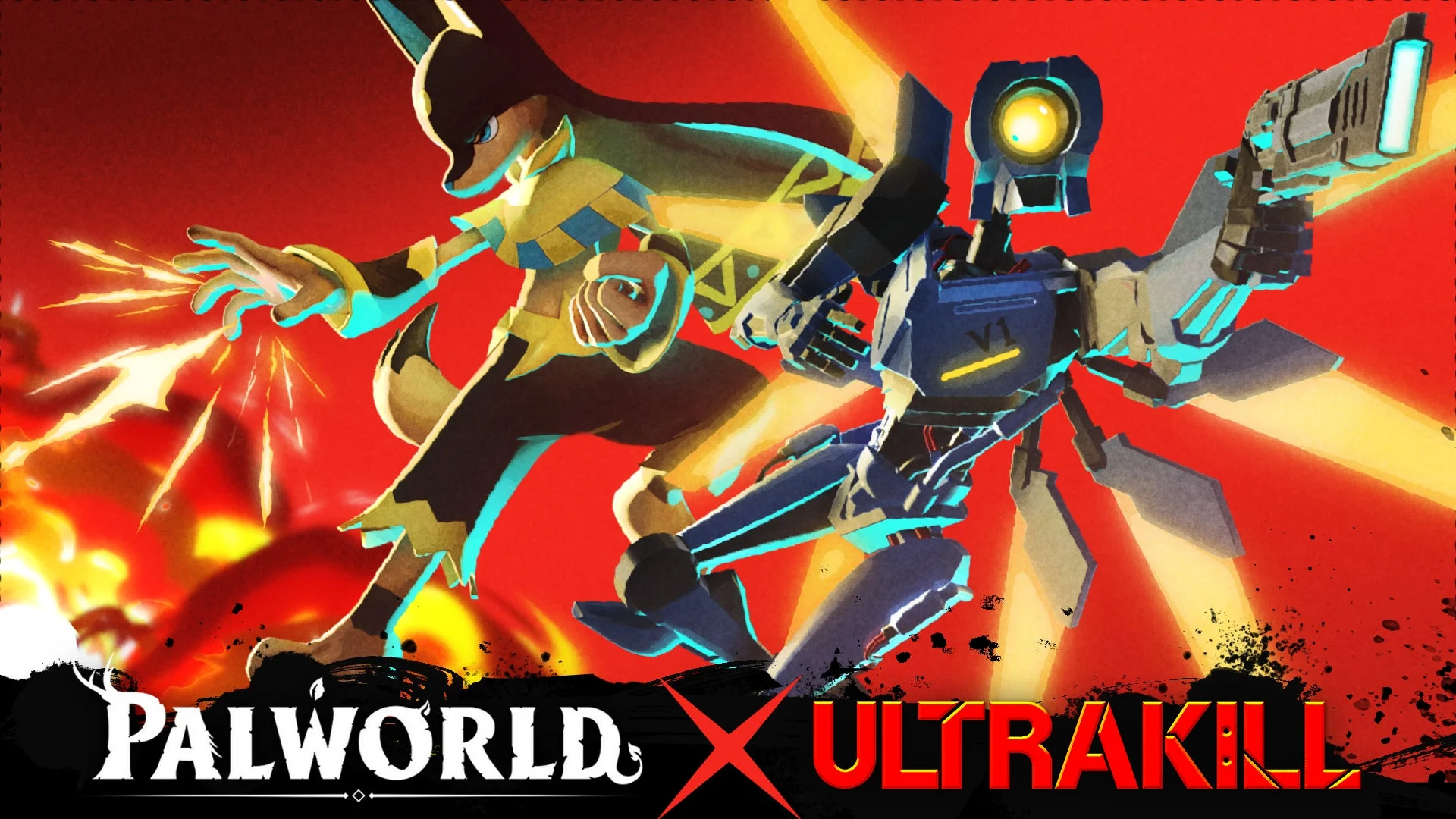 PalworldとULTRAKILLのコラボビジュアル