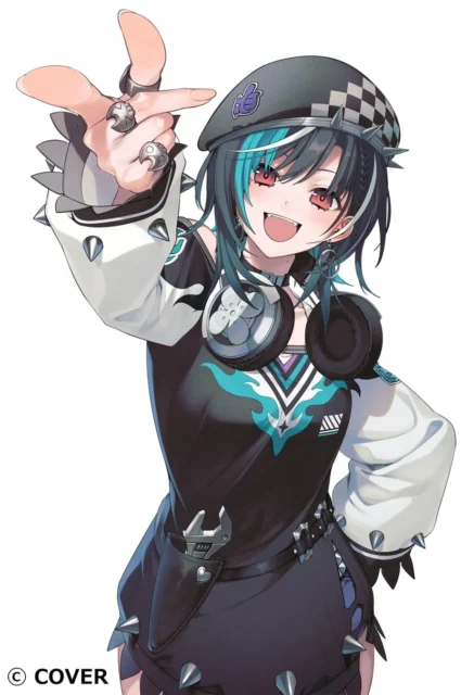 人気VTuber輪堂千速さんのキャラクターイラスト