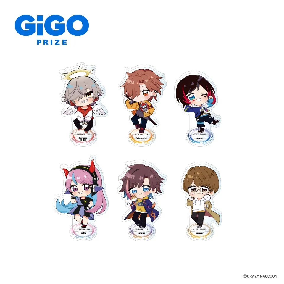 GiGO限定プライズのデフォルメアクリルスタンドVol.3（全6種）