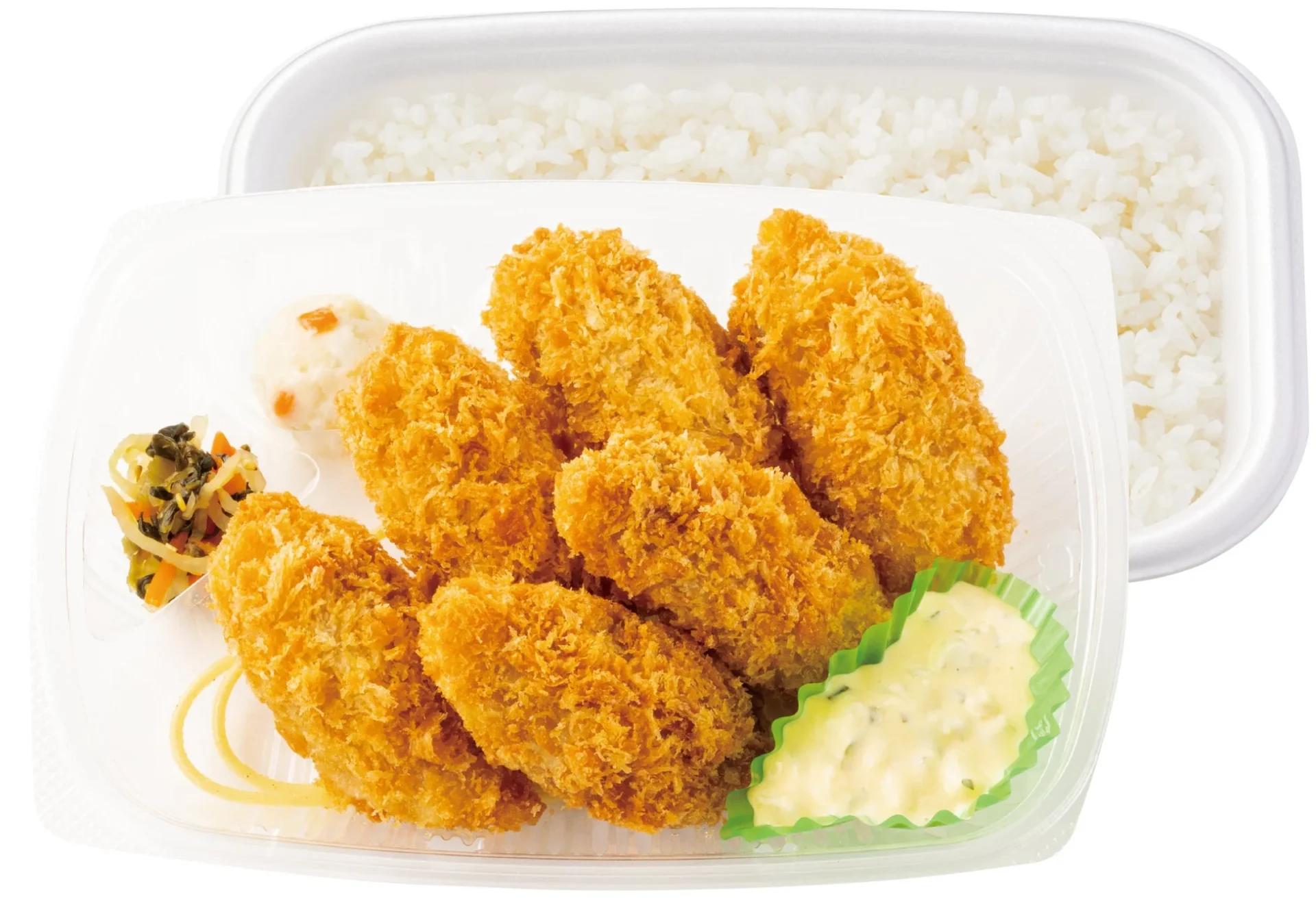 ほっともっと 6コ入り カキフライ弁当