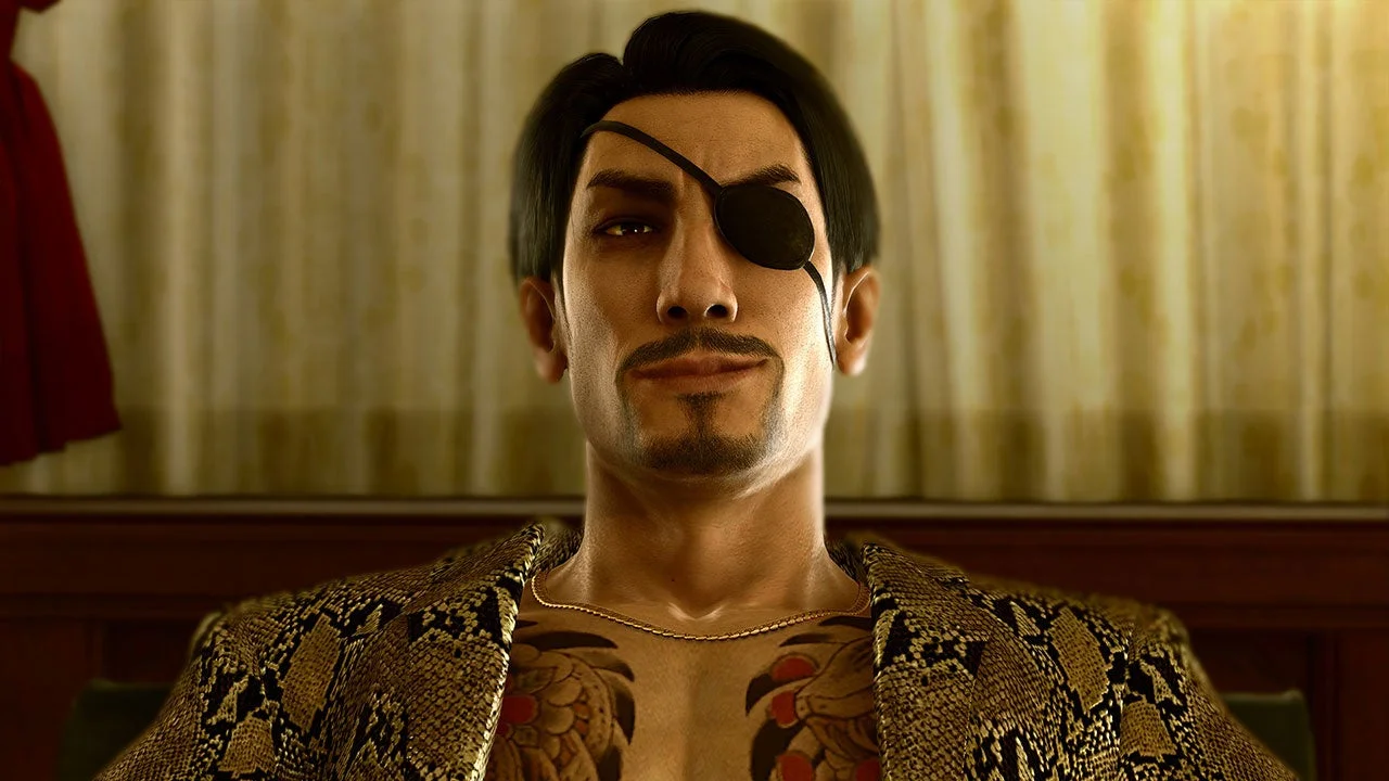 『龍が如く』シリーズの人気キャラクター、真島吾朗の表情