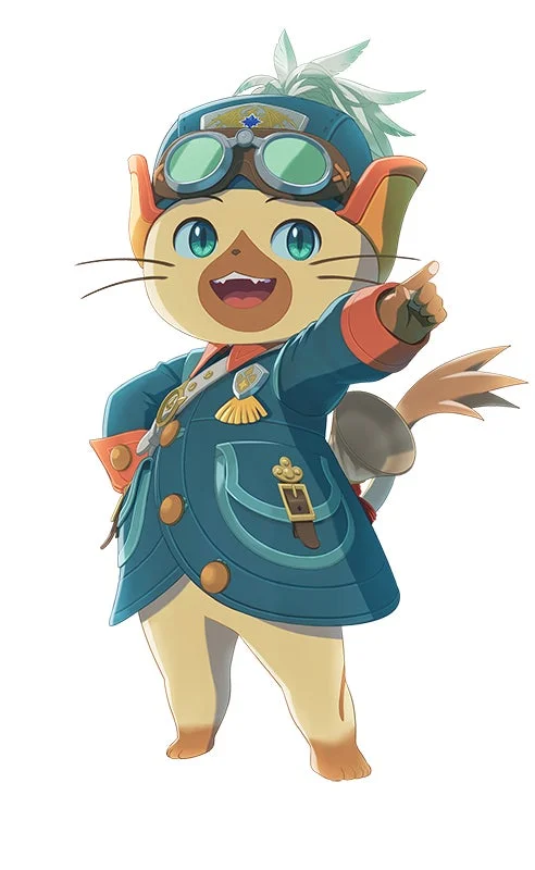 ロイヤルアイルー「ルディ」のキャラクターイラスト