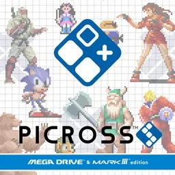 ピクロスS MEGA DRIVE & MARKIII editionのロゴとキャラクター