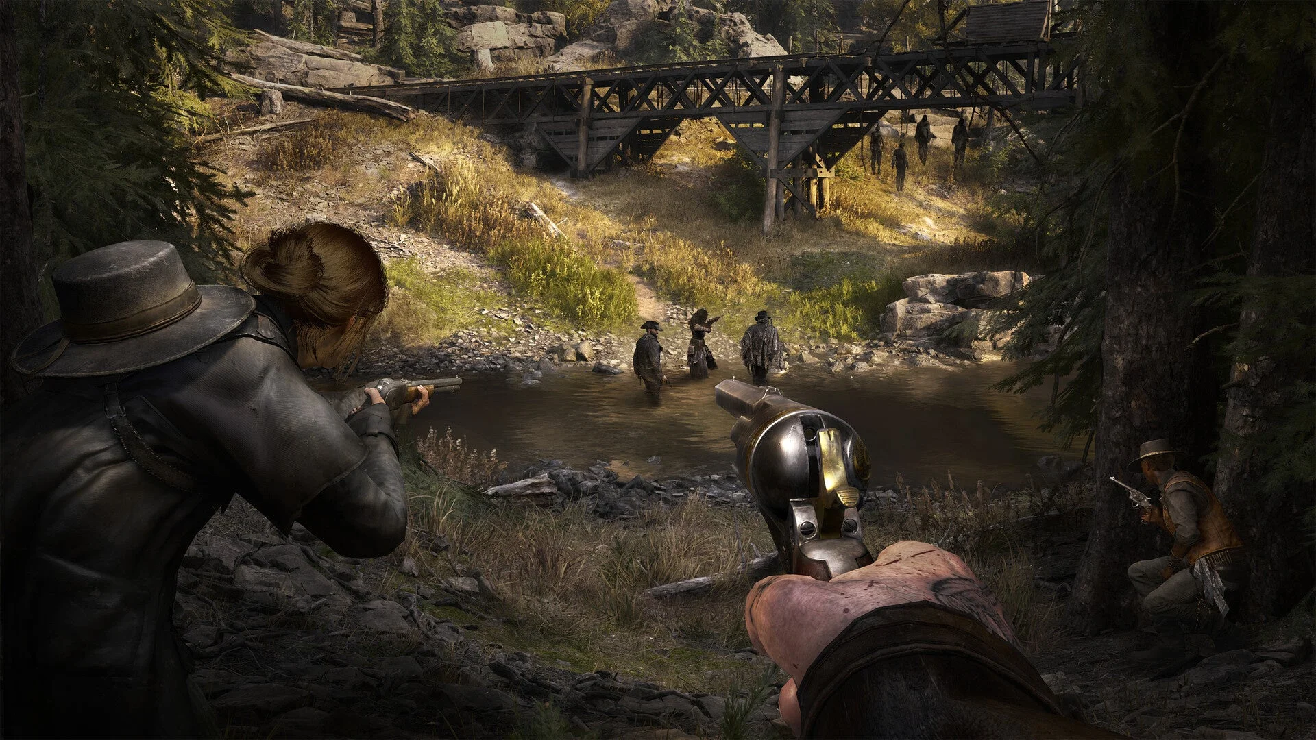 『Hunt: Showdown 1896』のPvP戦闘シーン