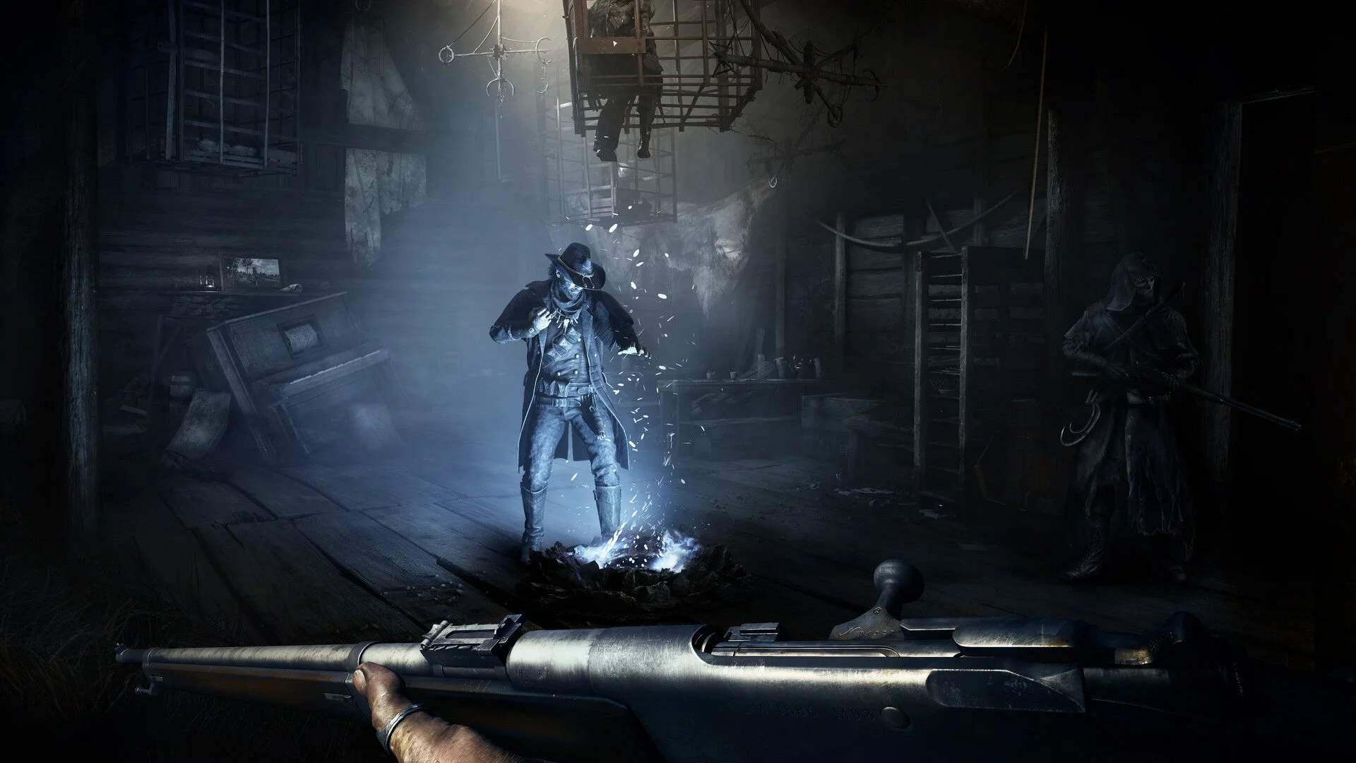 『Hunt: Showdown 1896』の屋内戦闘シーン