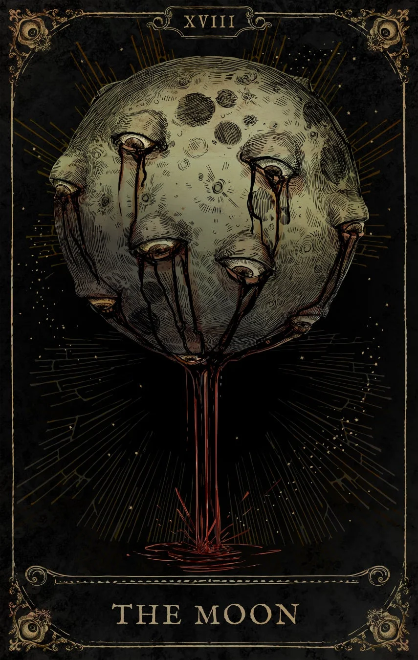タロットカード「THE MOON」