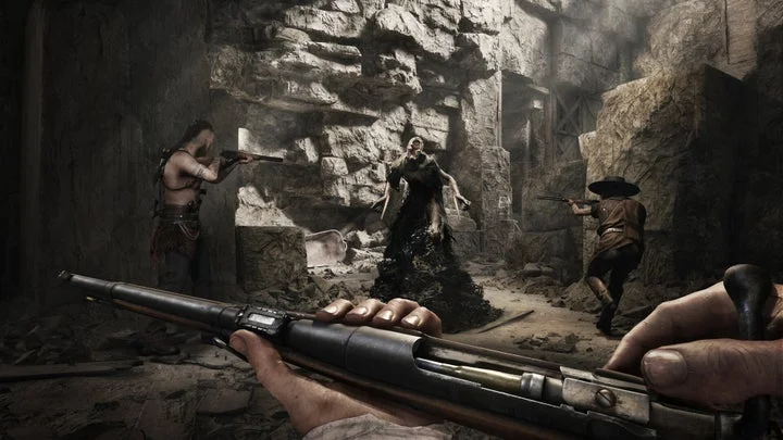 『Hunt: Showdown 1896』の協力PvE戦闘シーン