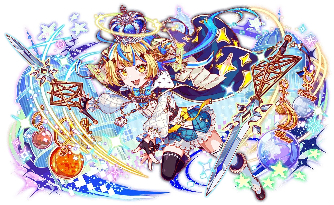 新ユニット「経観の星小王 ティコ」の全身イラスト