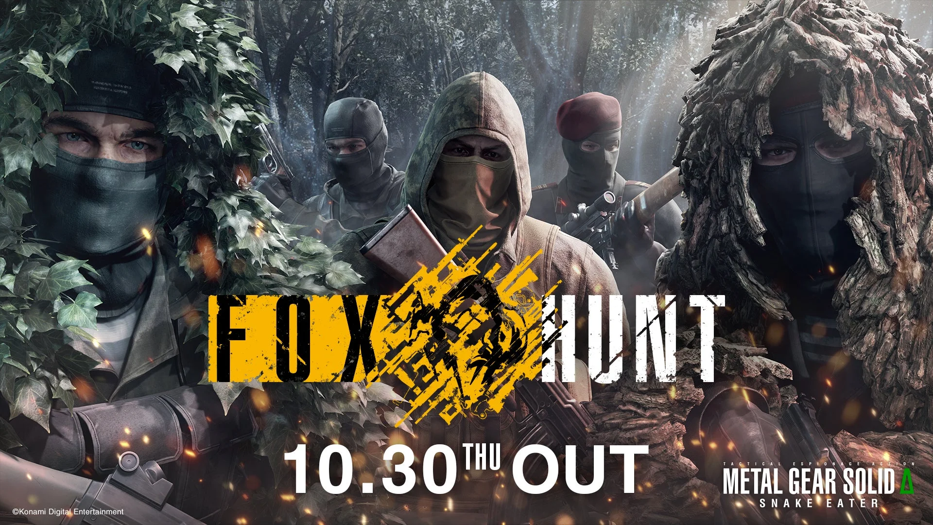 METAL GEAR SOLID Δ: SNAKE EATER「FOX HUNT」キービジュアル