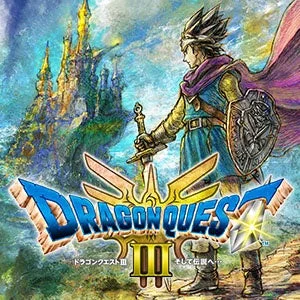 HD-2D版『ドラゴンクエストIII　そして伝説へ…』のパッケージイラスト。