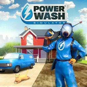 『PowerWash Simulator』のパッケージイラスト。