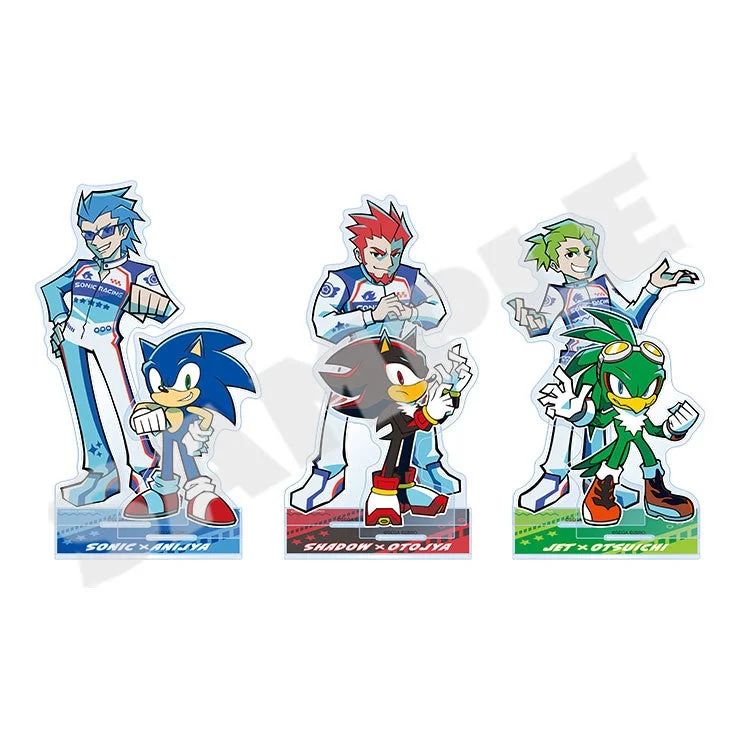 2BRO.×SONICコラボ アクリルスタンド3種 ソニック、シャドウ、ジェット