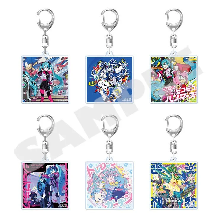 ソニック×初音ミクコラボ CDジャケットキーホルダーコレクション6種