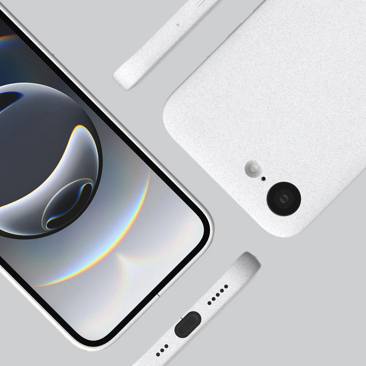 MYNUS iPhone 16e MAGCASE サンドホワイトの詳細デザイン