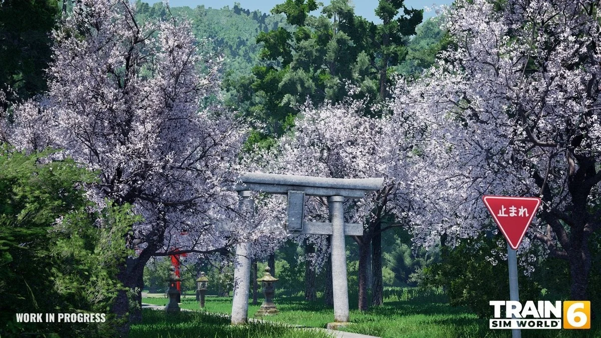 『Train Sim World 6』に登場予定の日本の只見線の風景