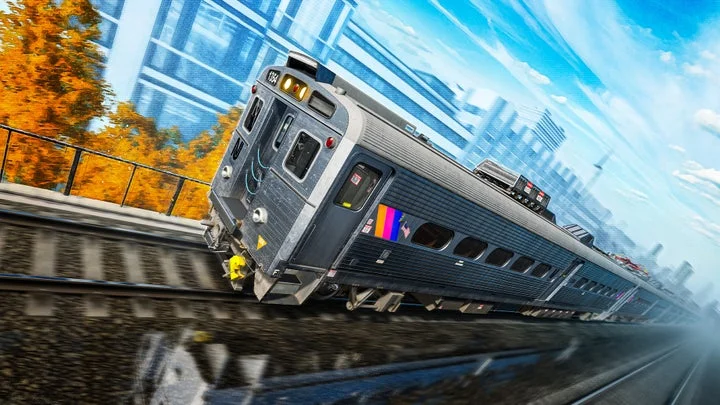 『Train Sim World 6』アメリカ路線を走るNJ TRANSITの列車