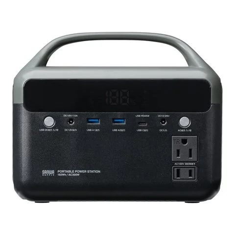 ポータブル電源「700-BTL057」の正面からの製品写真