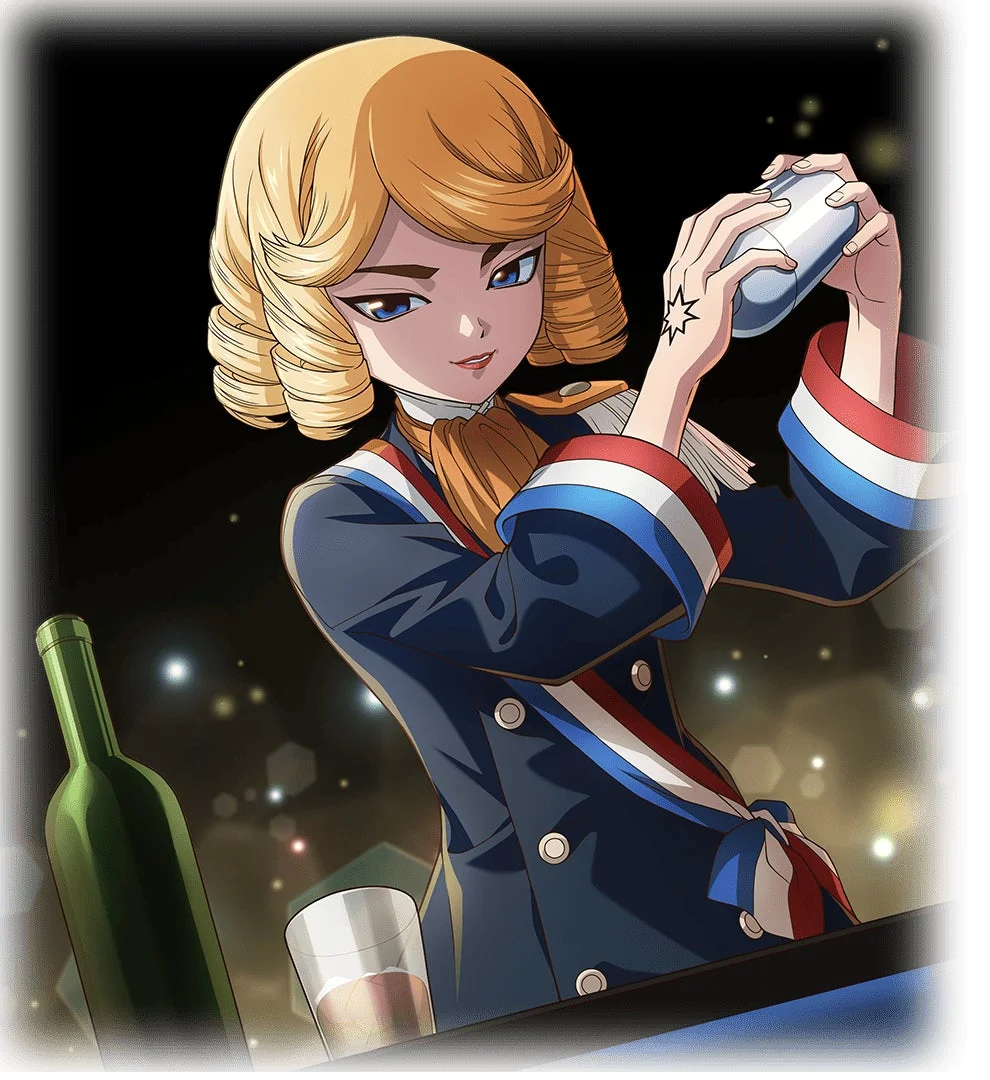 新キャラクター「[SSR][BAR & POKER]フランソワ」のイラスト
