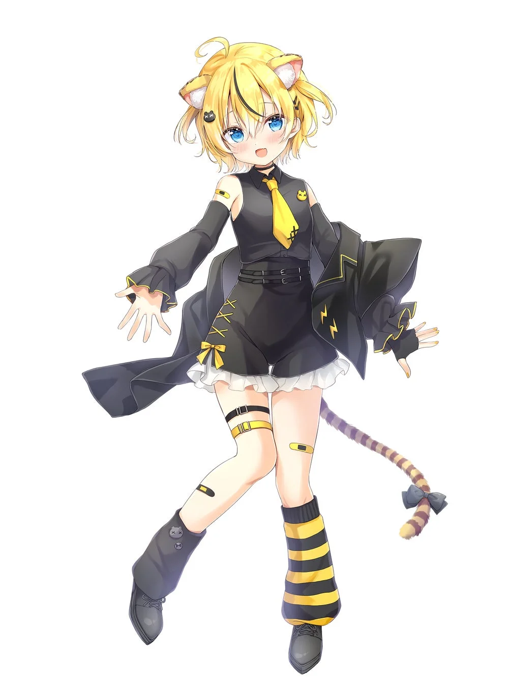 VTuber小日向千虎の全身イラスト