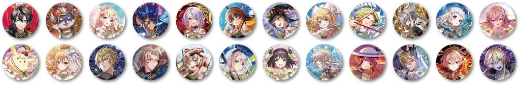 「黒ウィズゴールデンアワード」歴代受賞精霊の缶バッジVol.1