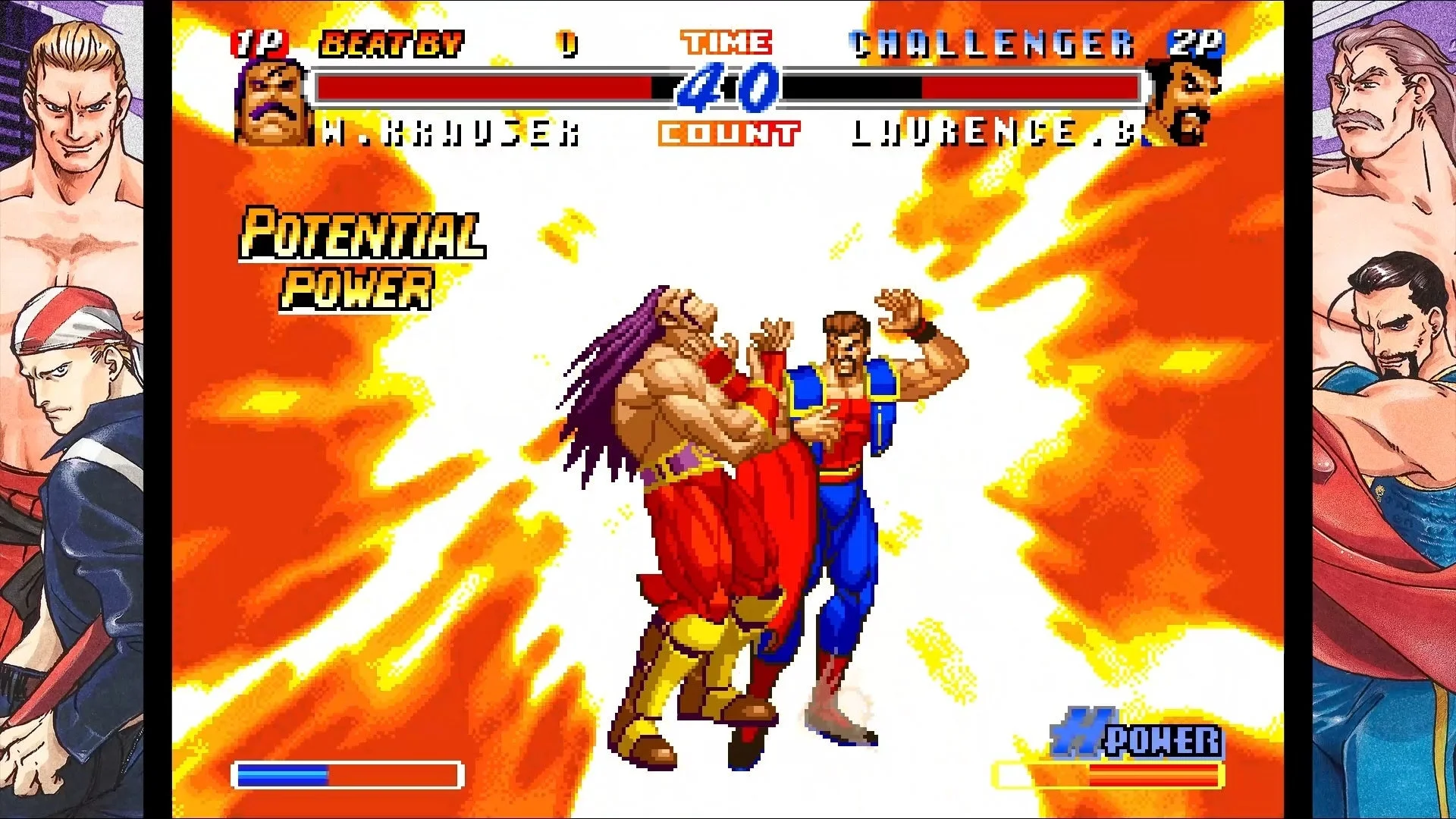 『リアルバウト餓狼伝説2』の必殺技発動シーン