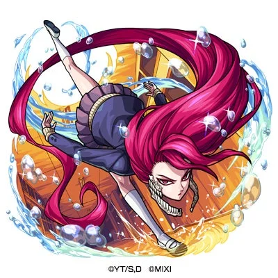 水属性★5「アクロバティックさらさらの力 アイラ」の進化イラスト