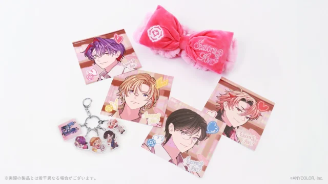初回生産限定盤A特典のアクリルキーチャームとヘアバンド