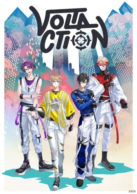 VOLTACTIONメンバーの集合イラスト